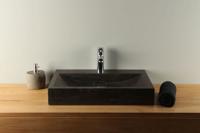 Aufsatzwaschbecken 60 cm BE-002mk Natursteinwaschbecken - thumbnail