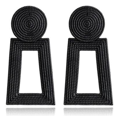 Vintage Oorhangers Cilla - Black