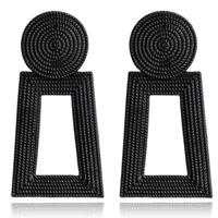 Vintage Oorhangers Cilla - Black - thumbnail