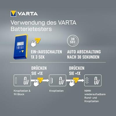 Batterijen Varta LR44 - thumbnail