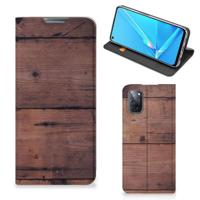 OPPO A52 | A72 Book | Wallet Case | Old Wood - thumbnail