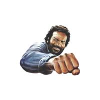 Bud Spencer 3D Tin Sign Bud Spencer Faust 45 x 45 cm - thumbnail