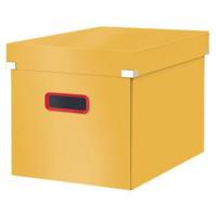 Leitz Cosy Click & Store kubus grote opbergdoos, geel - thumbnail