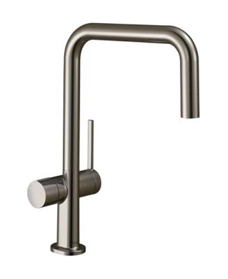 Hansgrohe Talis M54 ééngreeps keukenmengkraan U 220 met stopkraan voor vaatwasser, rvs look Hansgrohe Talis M54 ééngreeps keukenmengkraan U 220 met stopkraan voor vaatwasser, rvs look