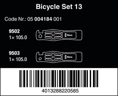 Wera Bicycle Set 13 Bandenlichter - thumbnail