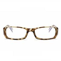 Anti Blue Rays bril bril mannen vrouwen stralings resistente bril frame computer transparant blauw film brillen (Luipaard) - thumbnail