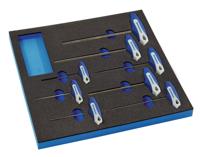 Promat/Tecwerk Gereedschapsmodule | 8-delig 2/3-module | sleutelbreedten 2-10 mm - 4000871237 - thumbnail