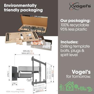 Vogels TVM 5855 TV beugel Zwart - thumbnail