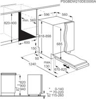 AEG 7000 serie GlassCare Inbouwvaatwasser FHK74607P - thumbnail