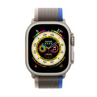 Refurbished Apple Watch Ultra 49mm Trail band Trail Blauw Grijs Licht gebruikt - thumbnail
