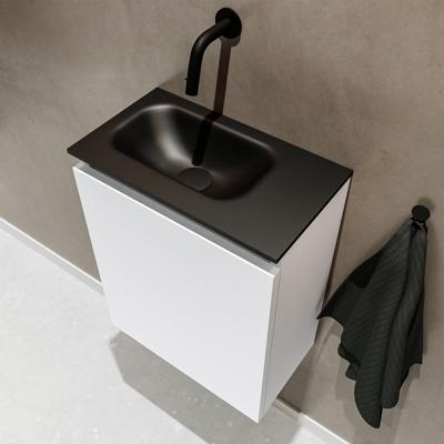 MONDIAZ TURE 40cm toiletmeubel talc. EDEN wastafel urban links geen kraangat
