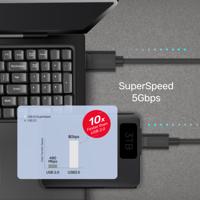 UNITEK KABEL USB-C, USB-A, 5 GBPS, 2M - thumbnail