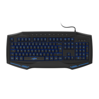 URage Exodus 300 Illuminated Gaming Keyboard QWERTY US - thumbnail