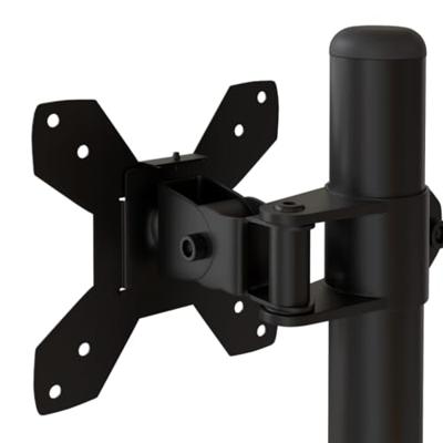 VidaXL Monitorstandaard dubbel vesa 75/100 mm staal zwart - thumbnail