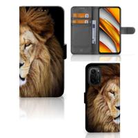 Poco F3 | Xiaomi Mi 11i | Telefoonhoesje | Met pasjeshouder | Leeuw - thumbnail
