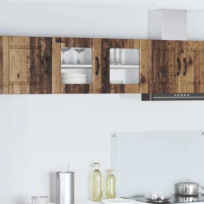 Keukenkast met plank Oudhout 80 x 31 x 40 cm Bewerkt hout