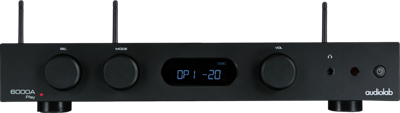 Audiolab 6000A Play Versterker + Streamer Zwart