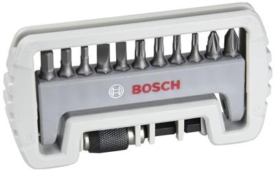 Bosch Accessories 2608522131 Bitset 12-delig Plat, Kruiskop Phillips, Kruiskop Pozidriv, Inbus, Binnen-zesrond (TX) Bosch Accessories 2608522131 Bitset 12-delig Plat, Kruiskop Phillips, Kruiskop Pozidriv, Inbus, Binnen-zesrond (TX)