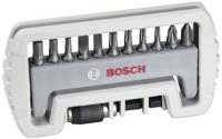 Bosch Accessories 2608522131 Bitset 12-delig Plat, Kruiskop Phillips, Kruiskop Pozidriv, Inbus, Binnen-zesrond (TX) - thumbnail