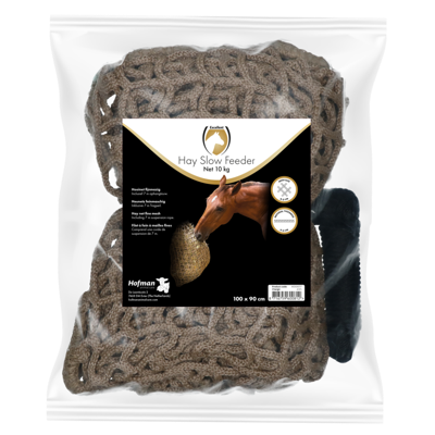 Hay Slowfeeder net 10 kg (5 mm dik, maaswijdte 45 mm)