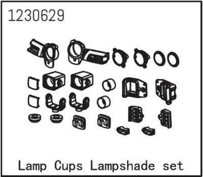Absima Lamp Cup Lampshade Set (1230629)