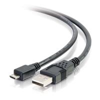 C2G /Cables to Go 27365 2 m USB 2.0 A mannelijk naar micro-USB B mannelijke kabel (6,6 ft) - thumbnail