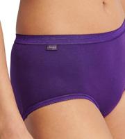 4-pack dames Basic Midi slips - Purple Summer - Katoenen dames heup onderbroeken - thumbnail