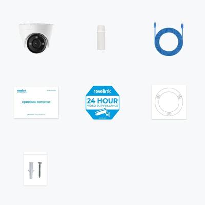 Reolink P434 - 4K buitencamera, PoE, 3x optische zoom, detectie van personen/voertuigen/dieren, nachtzicht in kleur