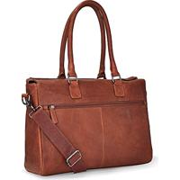 Burkely Antique Avery 15.6" laptop bag -Cognac - thumbnail