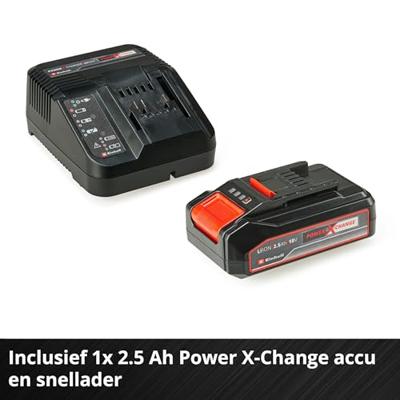 Einhell TC-JS 18/70 Li (1x2,5Ah) Power X-Change 4321280 Accu-decoupeerzaag 18 V 2.5 Ah Aantal meegeleverde accus: 1