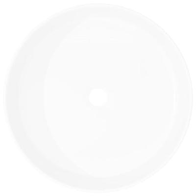 Wastafel rond wit 40x15 cm keramiek