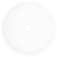 Wastafel rond wit 40x15 cm keramiek - thumbnail