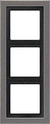 Jung LS Design Afdekraam Antraciet 3-voudig