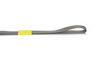 Hondenriem Uni 120cm x 20mm donkergrijs - thumbnail