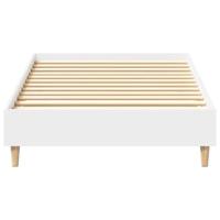 Bedframe zonder matras 75x190 cm spaanplaat wit - thumbnail