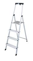 Vrijstaande ladder SAFETY 4 stappen KRAUSE - thumbnail