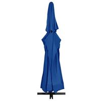 VidaXL Parasol met aluminium paal 500 cm azuurblauw - thumbnail