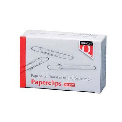 Quantore Paperclip r50 55mm lang, 100s. Quantore Paperclip r50 55mm lang, 100s.