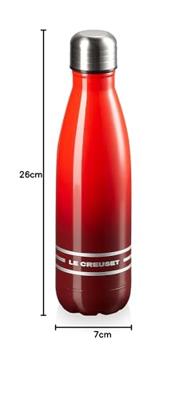LE CREUSET - Waterfles - Waterfles 0,50l Kersenrood