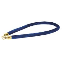 Showgear Showgear Velvet Rope Gold Hook blauw - thumbnail