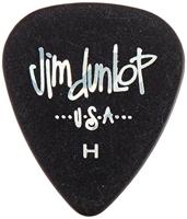 Dunlop 483P03H Celluloid Black Pick Heavy plectrumset (12 stuks) - thumbnail