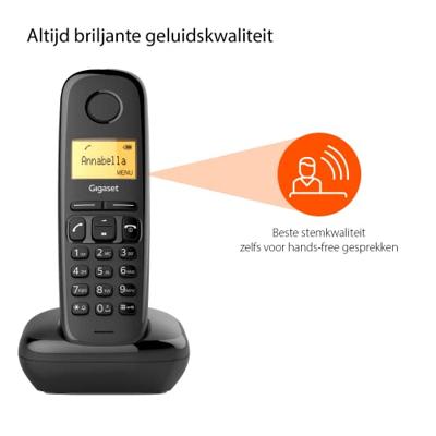 Gigaset A270 Huistelefoon Zwart - thumbnail