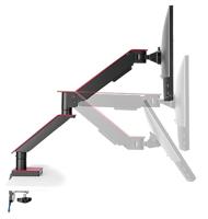 My Wall HL 25-1 L Monitor-tafelbeugel 1-voudig 43,2 cm (17) - 88,9 cm (35) Zwart Draaibaar - thumbnail