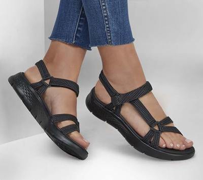Skechers Sandalen Go Walk Flex Sandal Sublime 141451/BBK Zwart-41 maat 41