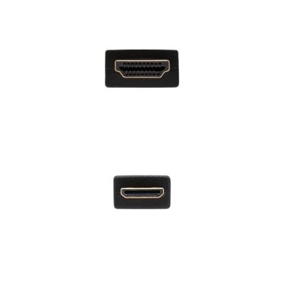 Kabel HDMI naar Mini HDMI NANOCABLE 10.15.0902 1,8 m Zwart 1,8 m