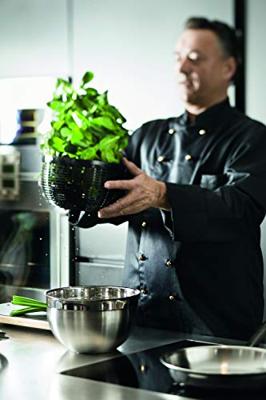 RÖSLE 15695 slacentrifuge Zwart, Roestvrijstaal Krukas/handgreep