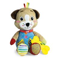 Clementoni baby pluchen knuffel pete de puppy - thumbnail