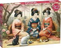 Springtime Tea Puzzel 1000 Stukjes - thumbnail