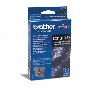 Brother inktcartridge, 900 pagina&apos;s, OEM LC-1100HYBK, zwart