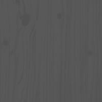 6-delige Loungeset met kussens massief hout grijs - thumbnail